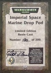 Limited Release - Space Marines Space Marine Drop Pod Certificate.jpg